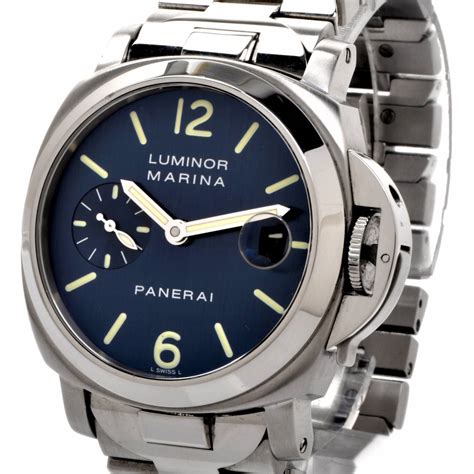 panerai 40mm blue dial